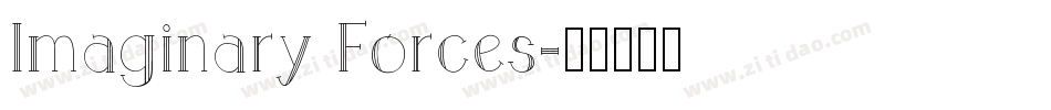 Imaginary Forces字体转换